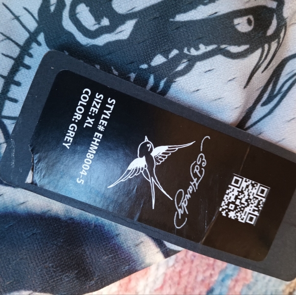 Ed Hardy Shorts. NEW XL Skull Panther Men's Mesh Athletic Shorts - Picture 5 of 12